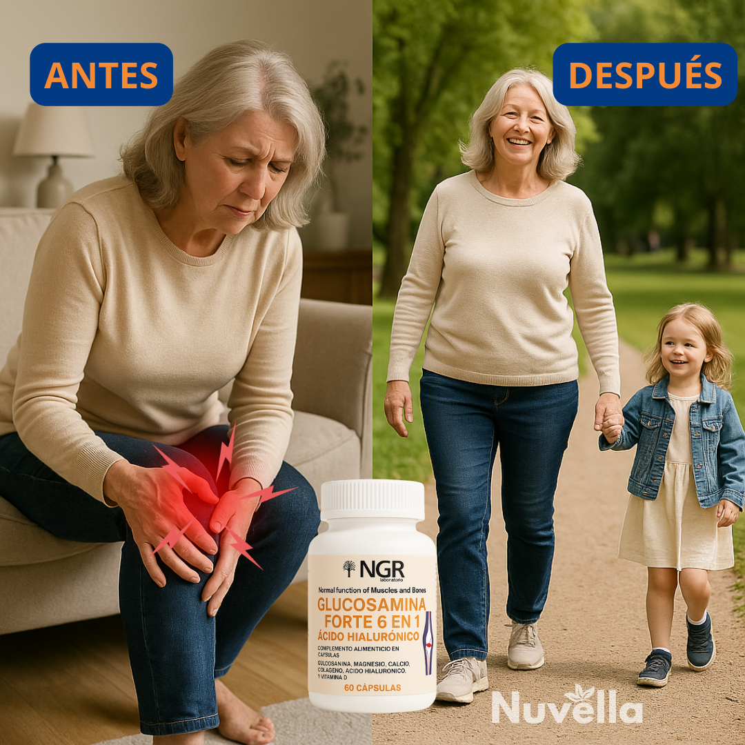Glucosamina Forte con Ácido Hialurónico 6 en 1