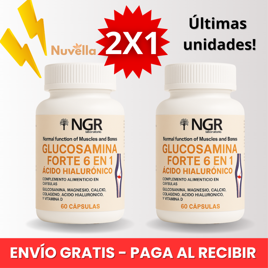 Glucosamina Forte con Ácido Hialurónico 6 en 1