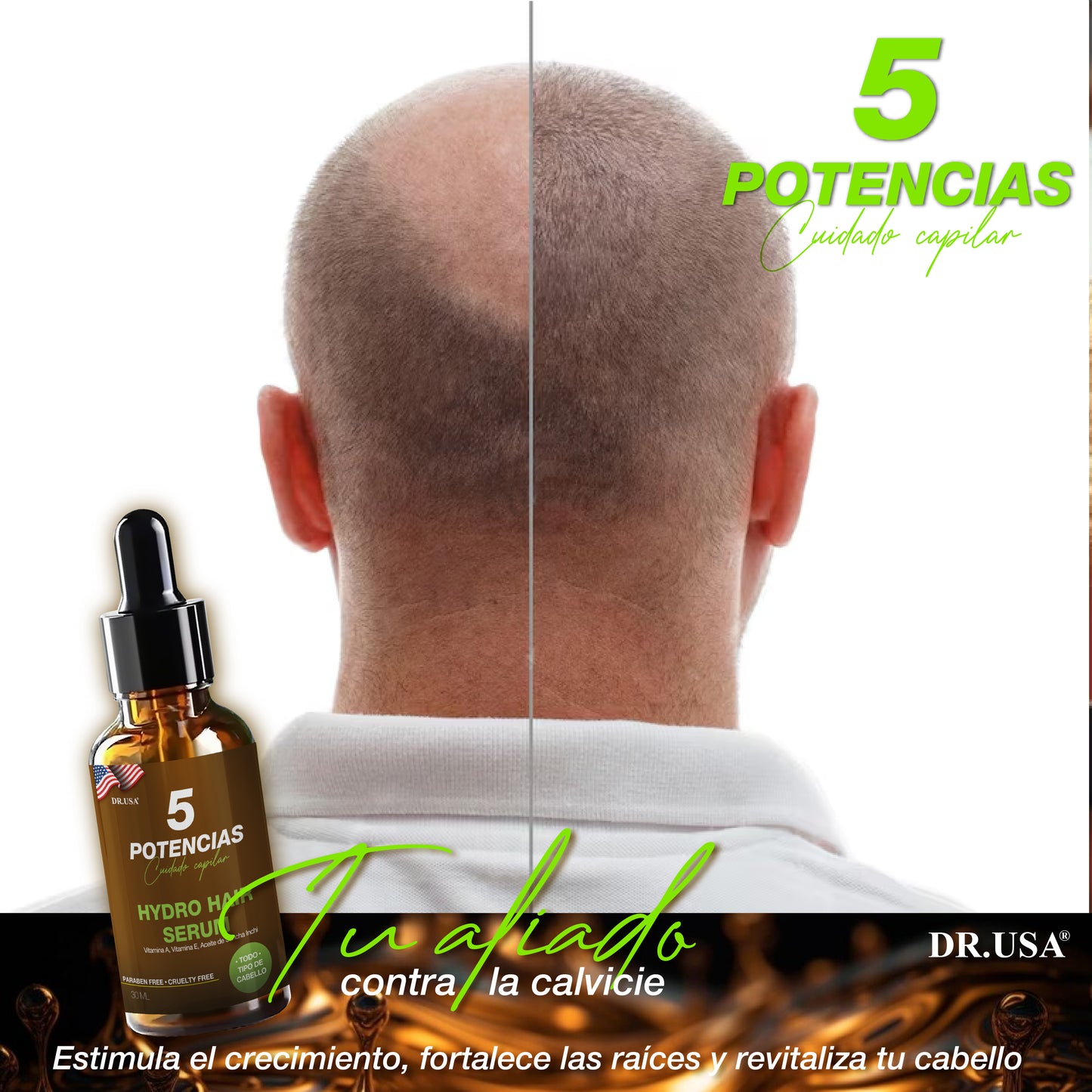 SERUM 5 POTENCIAS: 5 veces más crecimiento