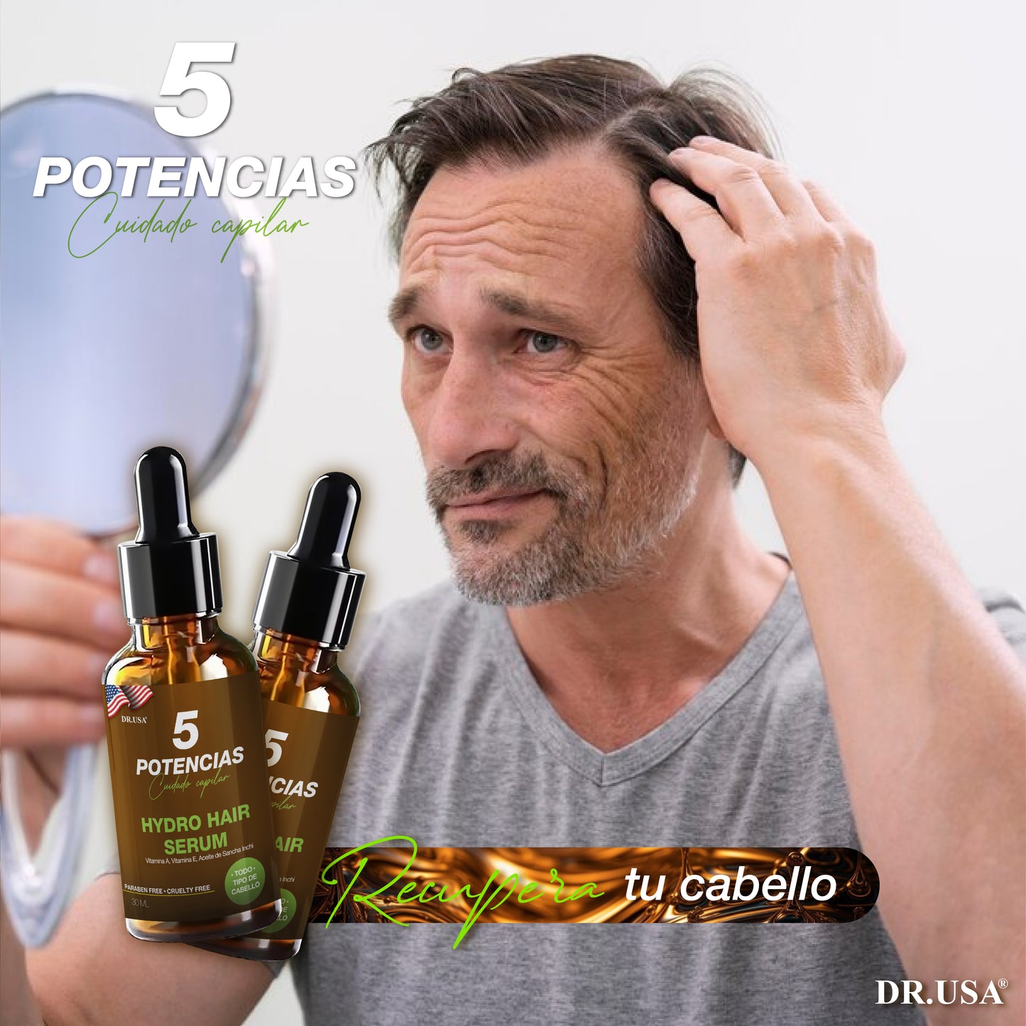 SERUM 5 POTENCIAS: 5 veces más crecimiento